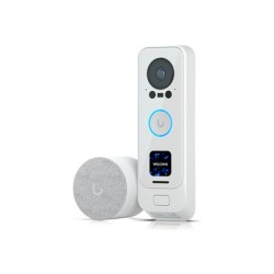 Ubiquiti UniFi G4 Doorbell Professional PoE Kit - Chytrý dveřní zvonek - s fotoaparátem - kabelové - bílá