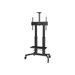 Vision X-Series VFM-F27 - Vozík - nastavitelná výška - pro Displej LCD - ocel, hliník - matná cern - velikost obrazovky: