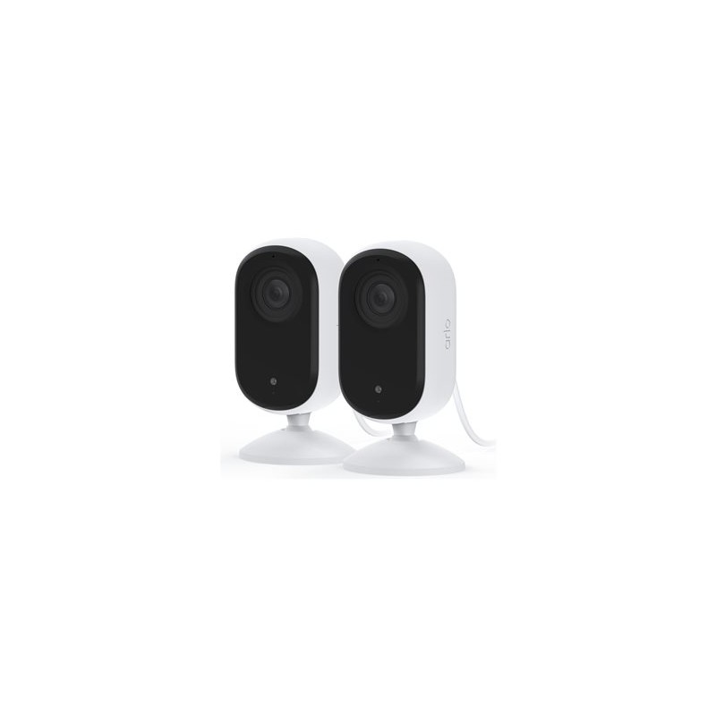Arlo Essential Indoor 2K - Síťová bezpečnostní kamera - interiérový - barevný (Den a noc) - 4 MP - 2560 x 1440 - audio