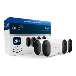 Arlo Pro 5 - Síťová bezpečnostní kamera - venkovní - odolná vůči povětrnostním vlivům - barevný (Den a noc) - 2688 x 1520