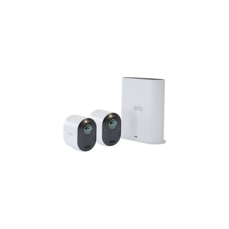 Arlo Ultra 2 Security System - Brána + kamera/kamery - bezdrátové (802.11b, 802.11g, 802.11n, 802.11ac, Bluetooth 4.2 LE) - 2