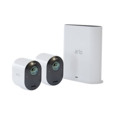 Arlo Ultra 2 Security System - Brána + kamera/kamery - bezdrátové (802.11b, 802.11g, 802.11n, 802.11ac, Bluetooth 4.2 LE) - 2