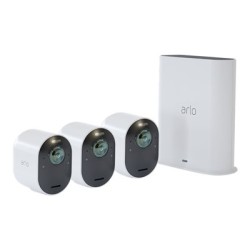Arlo Ultra 2 Security System - Brána + kamera/kamery - bezdrátové (802.11b, 802.11g, 802.11n, 802.11ac, Bluetooth 4.2 LE) - 3