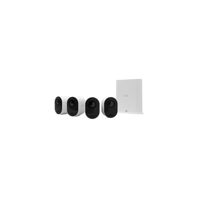 Arlo Ultra 2 Security System - Brána + kamera/kamery - napájení bateriemi, napájení AC - 4 fotoaparát(y)