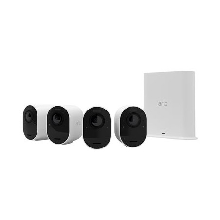 Arlo Ultra 2 Security System - Brána + kamera/kamery - napájení bateriemi, napájení AC - 4 fotoaparát(y)