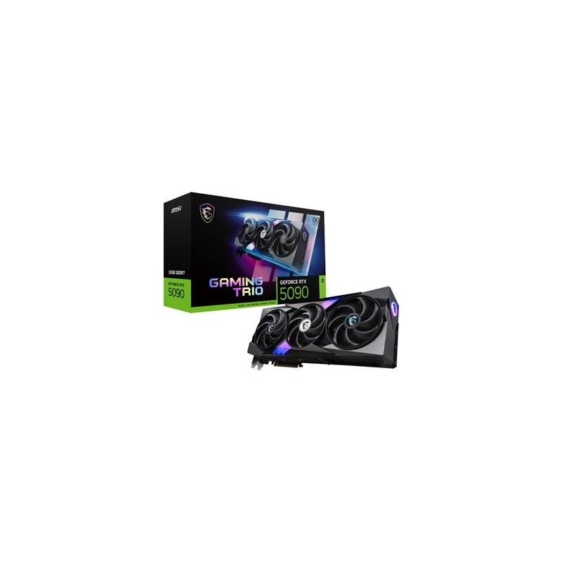 MSI GeForce RTX 5090 32G GAMING TRIO OC - Grafická karta - GeForce RTX 5090 - 32 GB GDDR7 - PCI Express 5.0 - 3 x DisplayPort