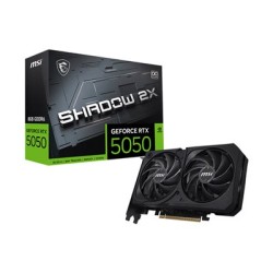 MSI GeForce RTX 5050 8G SHADOW 2X OC - Grafická karta - GeForce RTX 5050 - 8 GB GDDR6 - PCIe 5.0 x16 - 3 x DisplayPort, HDMI