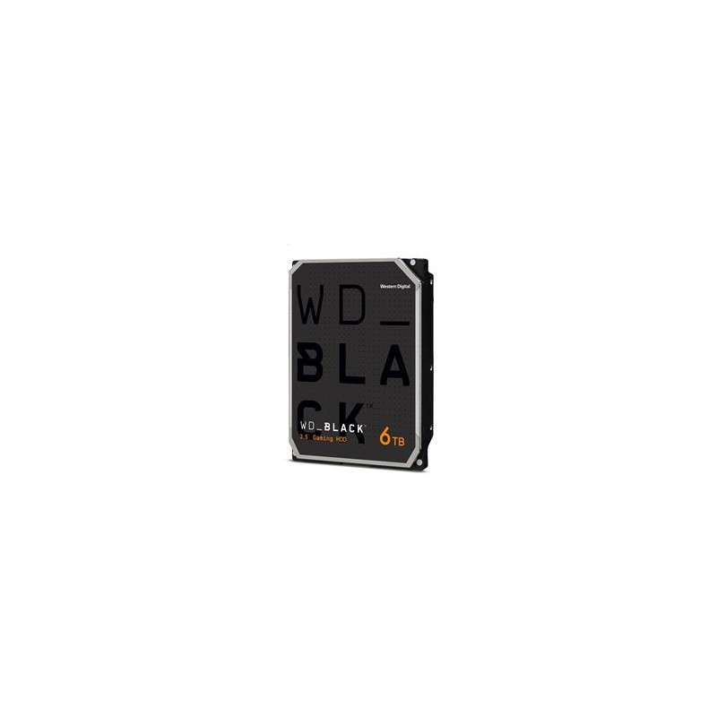 WD Black WD6004FZBX - Pevný disk - 6 TB - herní - interní - 3.5" - SATA 6Gb/s - 7200 ot/min. - vyrovnávací paměť: 256 MB