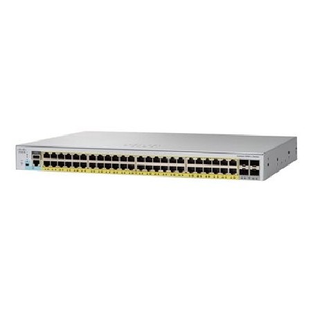 Cisco Catalyst 2960L-SM-48PS - Přepínač - L3 - inteligentní - 48 x 10/100/1000 (PoE+) + 4 x 1 Gigabit Ethernet SFP+ - Lze