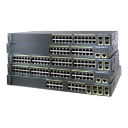 Cisco Catalyst 2960G-48TC - Přepínač - řízený - 44 x 10/100/1000 + 4 x kombinace Gigabit SFP - Lze montovat do rozvaděče