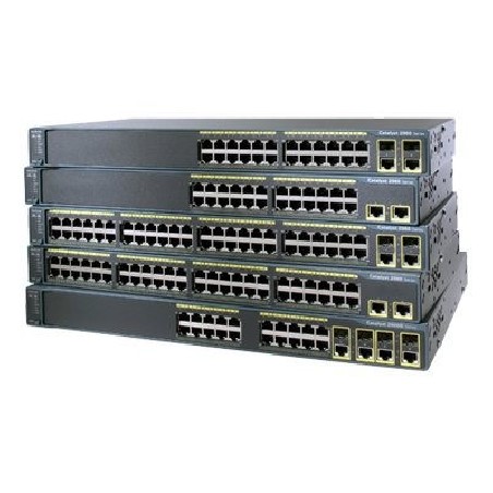 Cisco Catalyst 2960G-48TC - Přepínač - řízený - 44 x 10/100/1000 + 4 x kombinace Gigabit SFP - Lze montovat do rozvaděče
