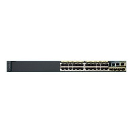 Cisco Catalyst 2960S-24PS-L - Přepínač - řízený - 24 x 10/100/1000 (PoE) + 4 x SFP - Lze montovat do rozvaděče - PoE