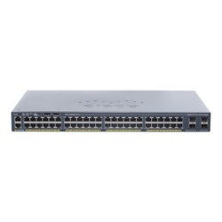 Cisco Catalyst 2960X-48TS-L - Přepínač - řízený - 48 x 10/100/1000 + 4 x gigabitů SFP - desktop, Lze montovat do rozvaděče