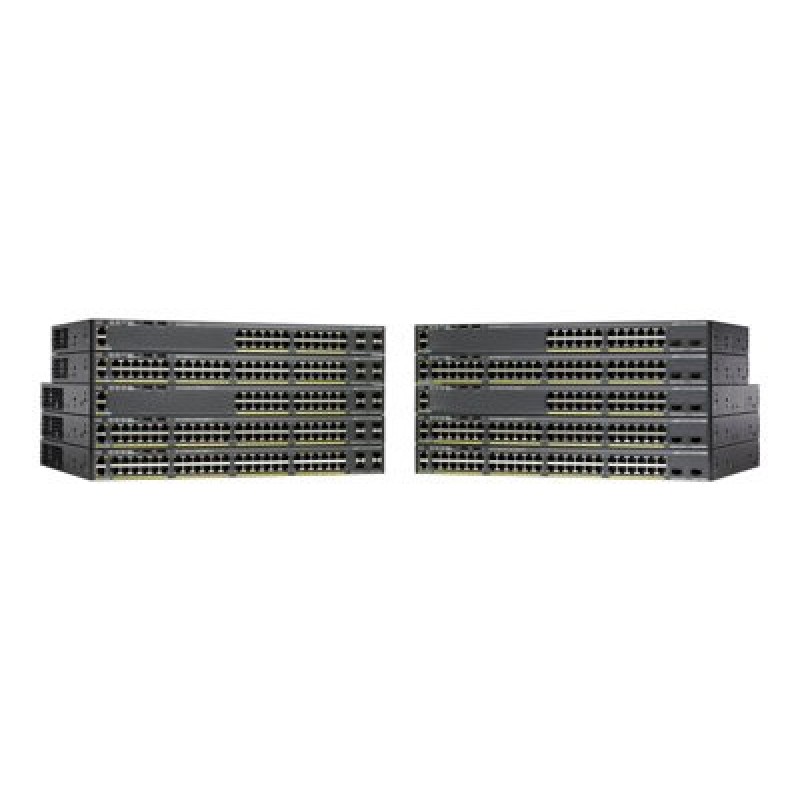Cisco Catalyst 2960X-24TS-L - Přepínač - řízený - 24 x 10/100/1000 + 4 x gigabitů SFP - desktop, Lze montovat do rozvaděče