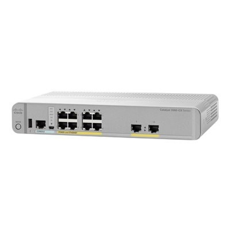 Cisco Catalyst 3560CX-8PT-S - Přepínač - řízený - 10 x 10/100/1000 (PoE+) - desktop, Lze montovat do rozvaděče, lze montovat na
