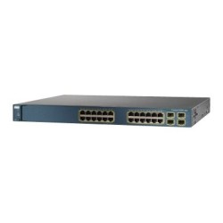 Cisco Catalyst 3560G-24PS - Přepínač - L3 - řízený - 24 x 10/100/1000 (PoE) + 4 x gigabitů SFP - desktop - PoE - repasovaný