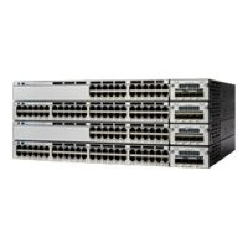 Cisco Catalyst 3750X-48PF-S - Přepínač - řízený - 48 x 10/100/1000 (PoE+) - Lze montovat do rozvaděče - PoE+ - repasovaný
