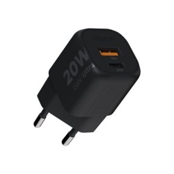 xtorm - Síťový adaptér - GaN2 Ultra - 20 Watt - PD, QC 3.0 - 2 výstupní konektory (USB-C, USB) - černá