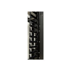 Panduit FlexFusion XGL Series - Prst pro správu kabelu v racku - dlouhý - cerná - 48U - 15 cm