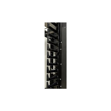 Panduit FlexFusion XGL Series - Prst pro správu kabelu v racku - dlouhý - cerná - 48U - 15 cm