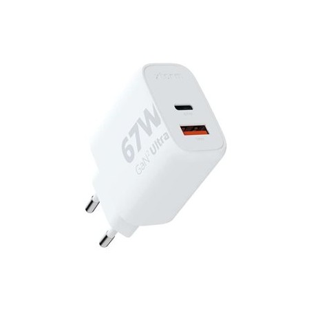 xtorm XEC067 - Sítový adaptér - GaN2 Ultra - 67 Watt - PD, QC 3.0 - 2 výstupní konektory (USB, 24 pin USB-C)