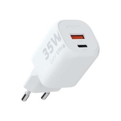 xtorm XEC035 - Sítový adaptér - GaN2 Ultra - 35 Watt - PD, QC 3.0 - 2 výstupní konektory (USB, 24 pin USB-C)