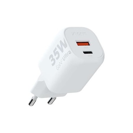 xtorm XEC035 - Sítový adaptér - GaN2 Ultra - 35 Watt - PD, QC 3.0 - 2 výstupní konektory (USB, 24 pin USB-C)