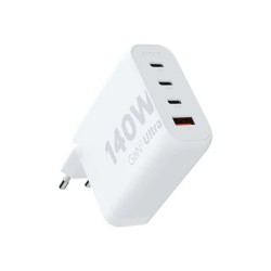 xtorm Volt XEC140 - Sítový adaptér - GaN2 Ultra - 140 Watt - QC 3.0, napájení Power Delivery 3.1 - 4 výstupní konektory (USB, 3