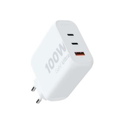 xtorm XEC100 - Sítový adaptér - GaN2 Ultra - 100 Watt - PD, QC 3.0 - 3 výstupní konektory (USB, 2 x USB-C)