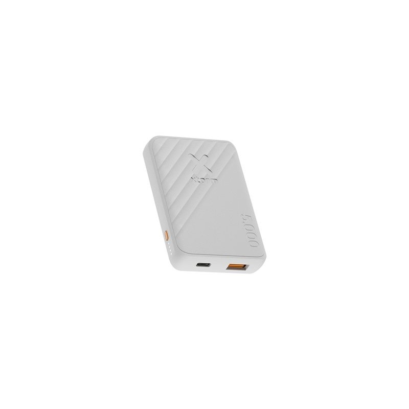 xtorm XG2050 - Power banka - 5000 mAh - 12 Watt - Fast Charge - 2 výstupní konektory (USB, 24 pin USB-C) - bílá