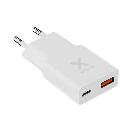 xtorm Go2 SlimLine - Síťový adaptér - 33 Watt - Super Charge, Fast Charge, QC 3.0, PD - 2 výstupní konektory (USB typ A, 24 pin