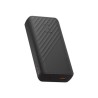 xtorm Go2 - Power banka - 20000 mAh - 15 Watt - Fast Charge - 2 výstupní konektory (USB, 24 pin USB-C) - černá