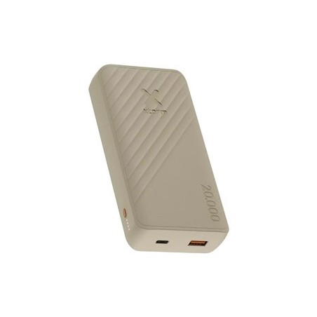 xtorm Go2 - Power banka - 20000 mAh - 15 Watt - Fast Charge - 2 výstupní konektory (USB, 24 pin USB-C) - hnědá