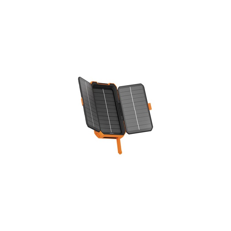 xtorm Xtreme XR203 - Solární powerbanka - drsný - Li-Ion - 10000 mAh - 37 Wh - 20 Watt - PD, QC 3.0 - 3 výstupní konektory