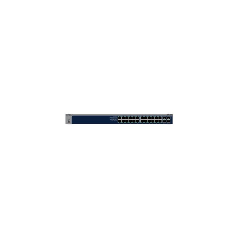 NETGEAR S3600 Series XS724TM - Přepínač - 2+/L3 Lite - inteligentní - 24 x 10/25 Gigabit Ethernet + 4 x 1 Gigabit / 10 Gigabit