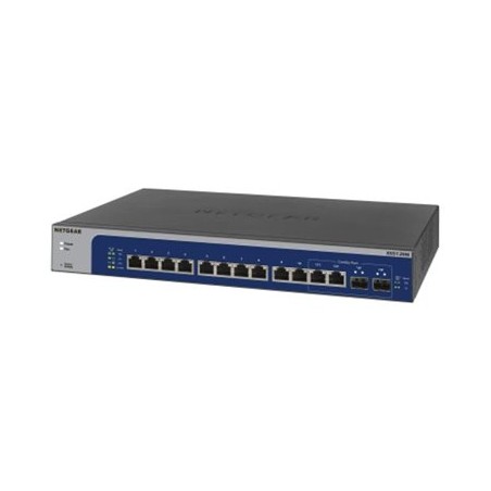 NETGEAR Plus XS512EM - V2 - prepínac - L3 - inteligentní x 100/1000/2.5G/5G/10GBase-T x combo 10 Gigabit SFP+ - desktop, Lze