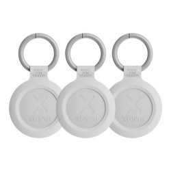 xtorm TravelTag XTAG2GA10-3PACK - Bluetooth lokalizační čip - pro Android a iPhone, voděodolný - ash white (balení 3)