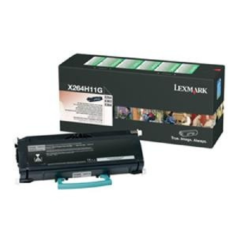 Lexmark - Vysoká výtěžnost - černá - originální - kazeta s barvivem - pro Lexmark X264dn, X363dn, X364dn, X364dw X264H11G