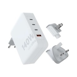 xtorm XVC2067 - Sítový adaptér - kabel, GaN - AC 100-240 V - 140 Watt - výstupní konektory: 4
