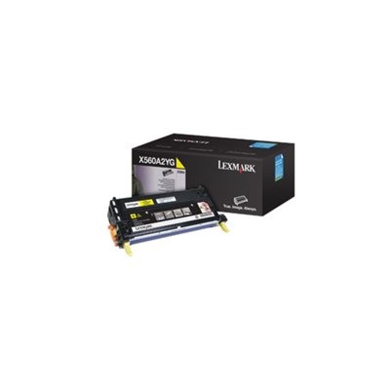 Lexmark - Žlutá - originální - kazeta s barvivem - pro Lexmark X560dn, X560n