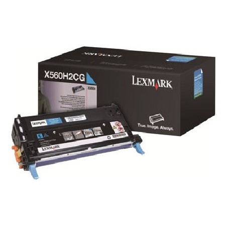 Lexmark - Vysoká výtěžnost - azurová - originální - kazeta s barvivem - pro Lexmark X560dn, X560n