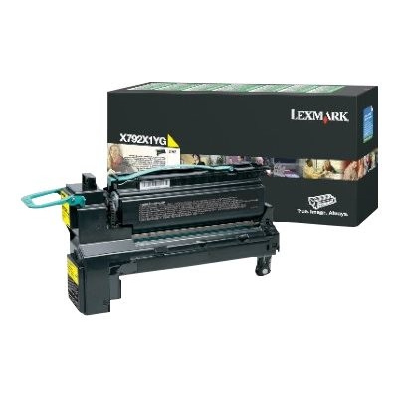 Lexmark X792 - Extra vysoká výtěžnost - žlutá - originální - kazeta s barvivem LCCP - pro Lexmark X792de, X792dte, X792dtfe