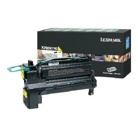 Lexmark X792 - Extra vysoká výtěžnost - žlutá - originální - kazeta s barvivem LCCP - pro Lexmark X792de, X792dte, X792dtfe