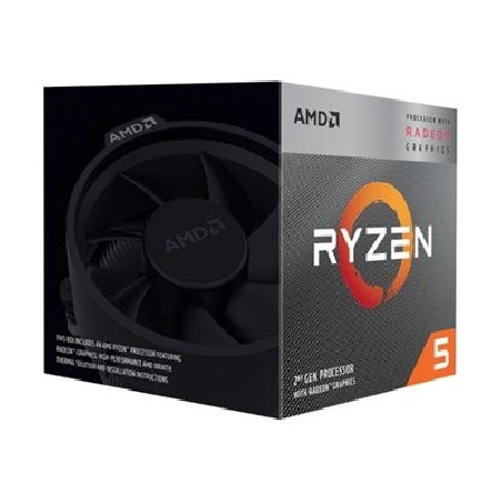 AMD Ryzen 5 3400G - 3.7 GHz - 4 jádra - 8 vláken - 4 MB vyrovnávací pamet - Socket AM4 - Box