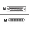 Brother - Paralelní kabel - DB-25 (M) do Centronics 36 pinu (M) - 1.8 m - pro Brother HL-3260, 4040, 4050, 4070, 5240, 5250