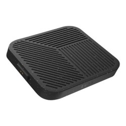 ZENS Modular Single Wireless Charger Main Station - Bezdrátová nabíjecí podložka + AC napájecí adaptér - 15 Watt - Apple Fast