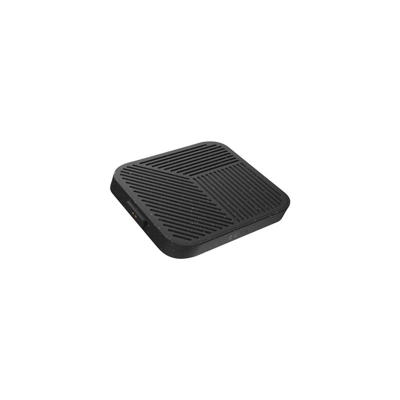 ZENS Modular Single Wireless Charger Main Station - Bezdrátová nabíjecí podložka + AC napájecí adaptér - 15 Watt - Apple Fast