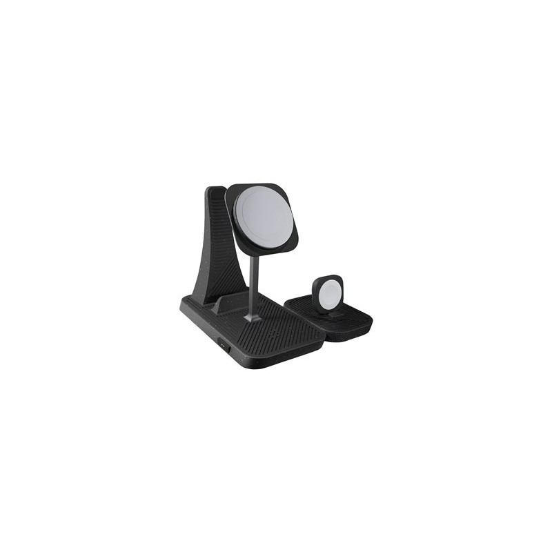ZENS 4-in-1 - Stojan pro bezdrátové napájení - Modulární, s nabíjecí stojanem pro iPad + AC napájecí adaptér - 30 Watt - na