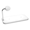 ZENS Dual+Watch Aluminium Wireless Charger - Bezdrátová nabíjecí podložka + AC napájecí adaptér - 20 Watt - Apple Fast Charge