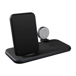 Zens Aluminium Series 4 in 1 - Stojan pro bezdrátové napájení + AC napájecí adaptér - 45 Watt - Apple Fast Charge, FC (USB)